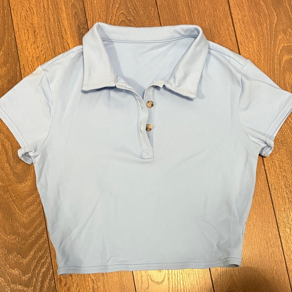 ALO Yoga Light Blue T-Shirt